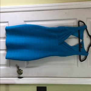 Guess Size 6 Blue Midi Dress